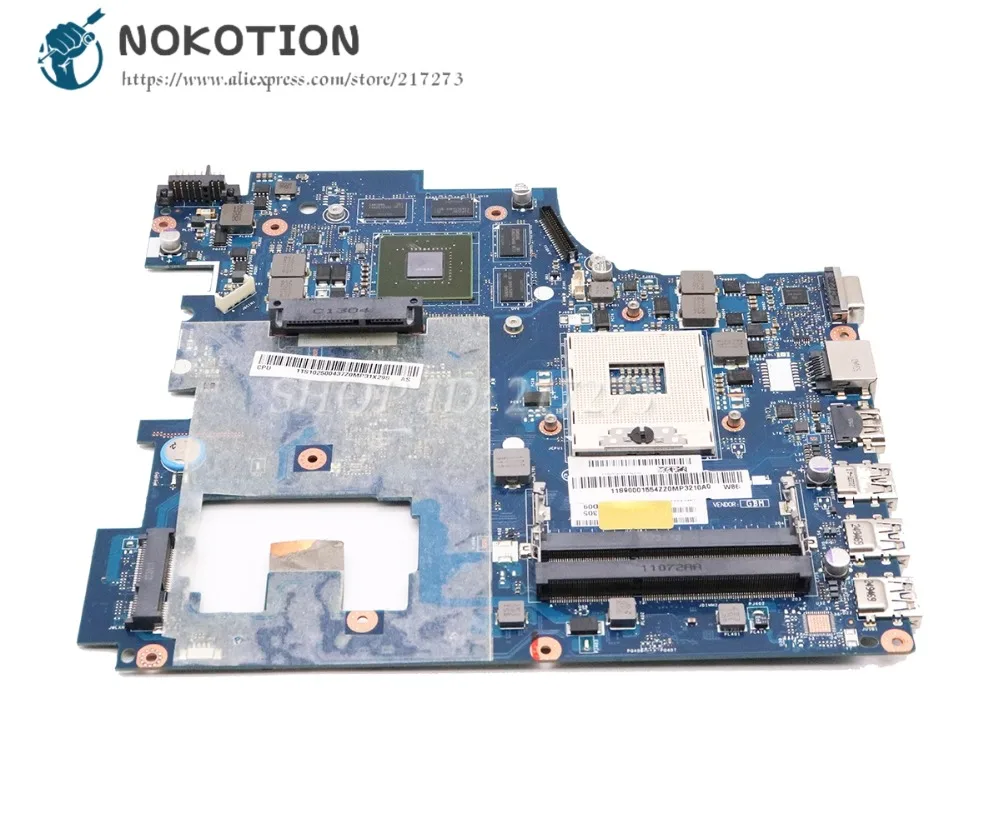NOKOTION PC основная плата для lenovo G780 материнская плата для ноутбука QIWG7 LA-7983P 17,3 ''HM76 DDR3 GT635M 2 Гб видеокарта