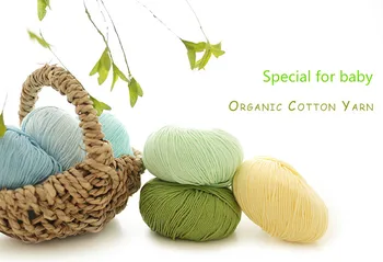 

Wholesale 5roll/lot(250g/lot) Knitting Yarn Natural Soft Cashmere/Organic Cotton Yarn Skein High Quality Baby Yarn Free shipping
