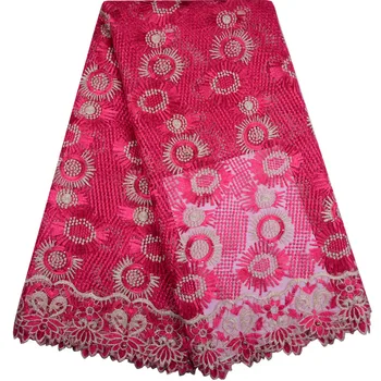 

African Lace Fabric High Quality Tulle African French Net Lace With Embroidered African Lace For Nigerian Wedding Dress 987B