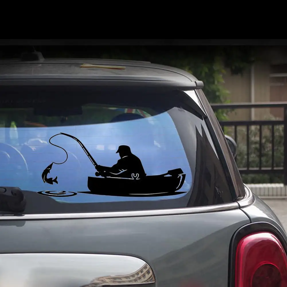 

Fashion Fishing Fish Boat Pattern Truck Car Stickers Window Decals Decoration