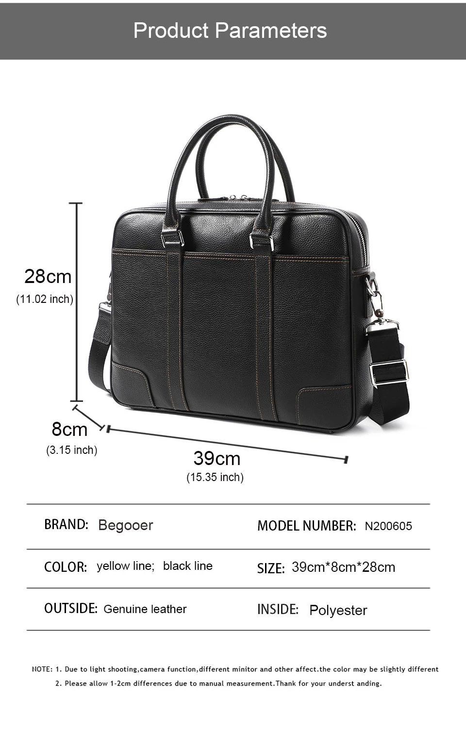 men's briefcase bag genuine leather (6)