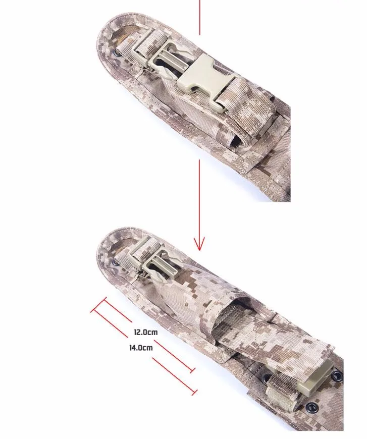 FLYYE MOLLE байонетная сумка Длинный набор ножей военный походный модульный боевой CORDURA PH-C022