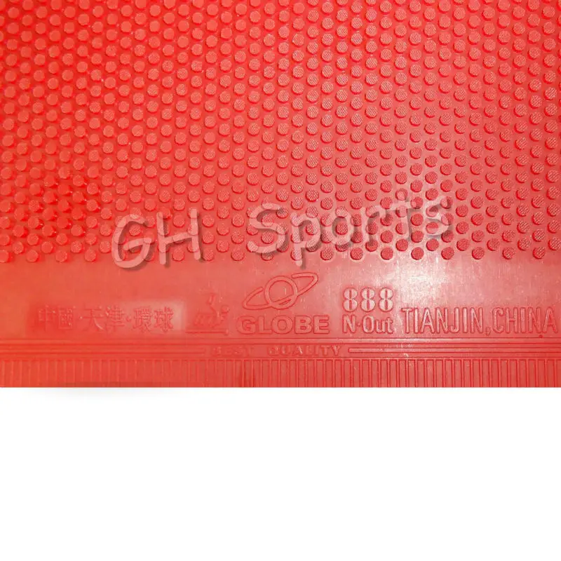 

Globe 888 Medium Pips-Out Table Tennis (PingPong) Rubber Without Sponge (OX, Topsheet)