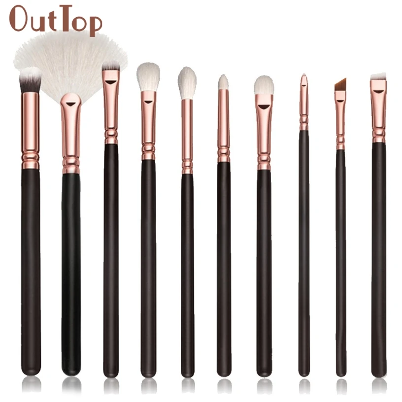 

OutTop Drop Ship New 10Pcs Foundation Powder Blush Brush Makeup Brush Concealer Brushes Sets Kits Tools Tools Apr 18