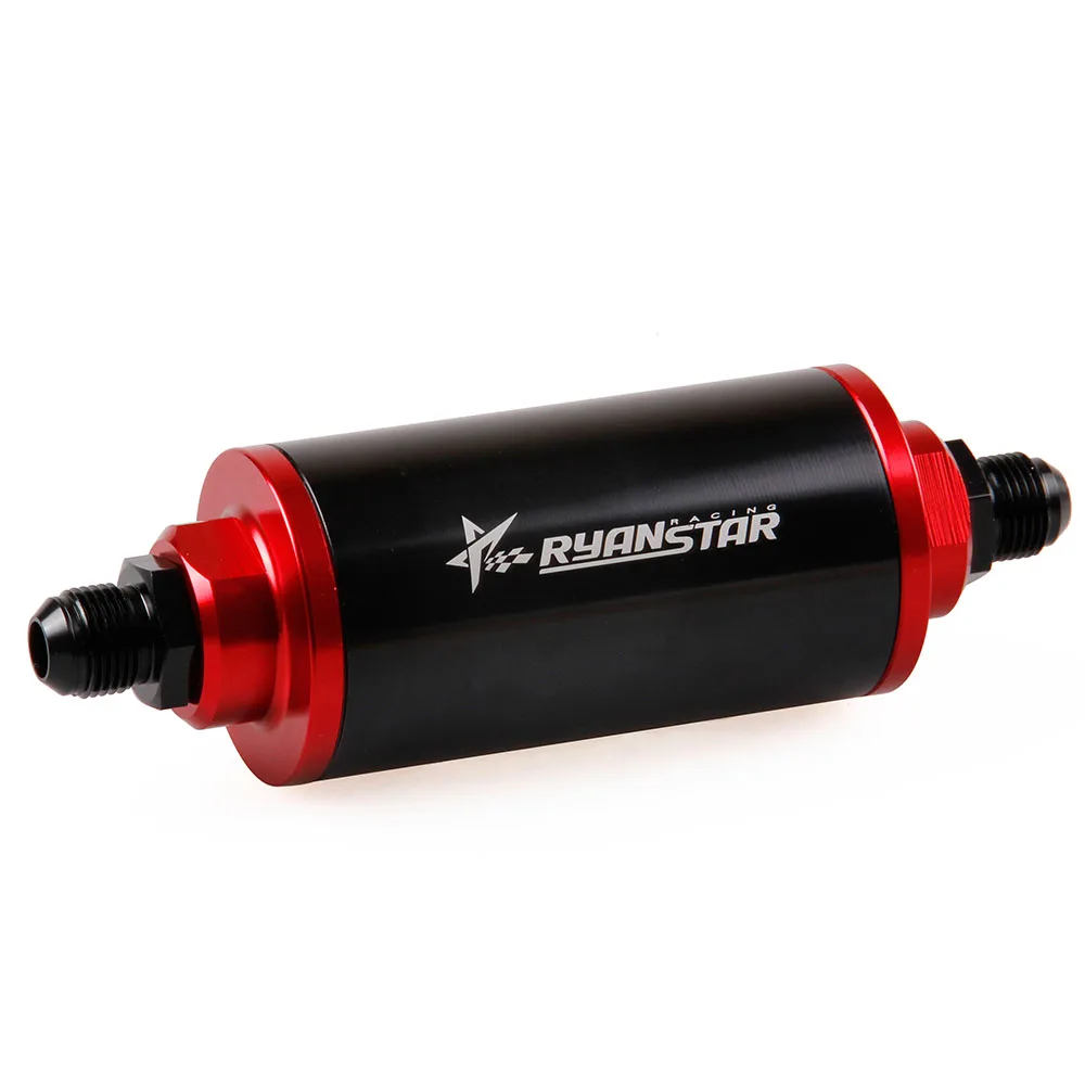 Бесплатная доставка ryanstar Racing готов Inline Алюминий топливные фильтры AN6/AN8/AN10