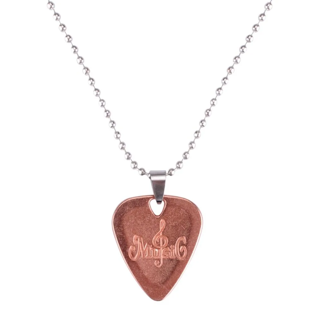 Персонализированное ожерелье гитара подвески из цинкового сплава ожерелья с