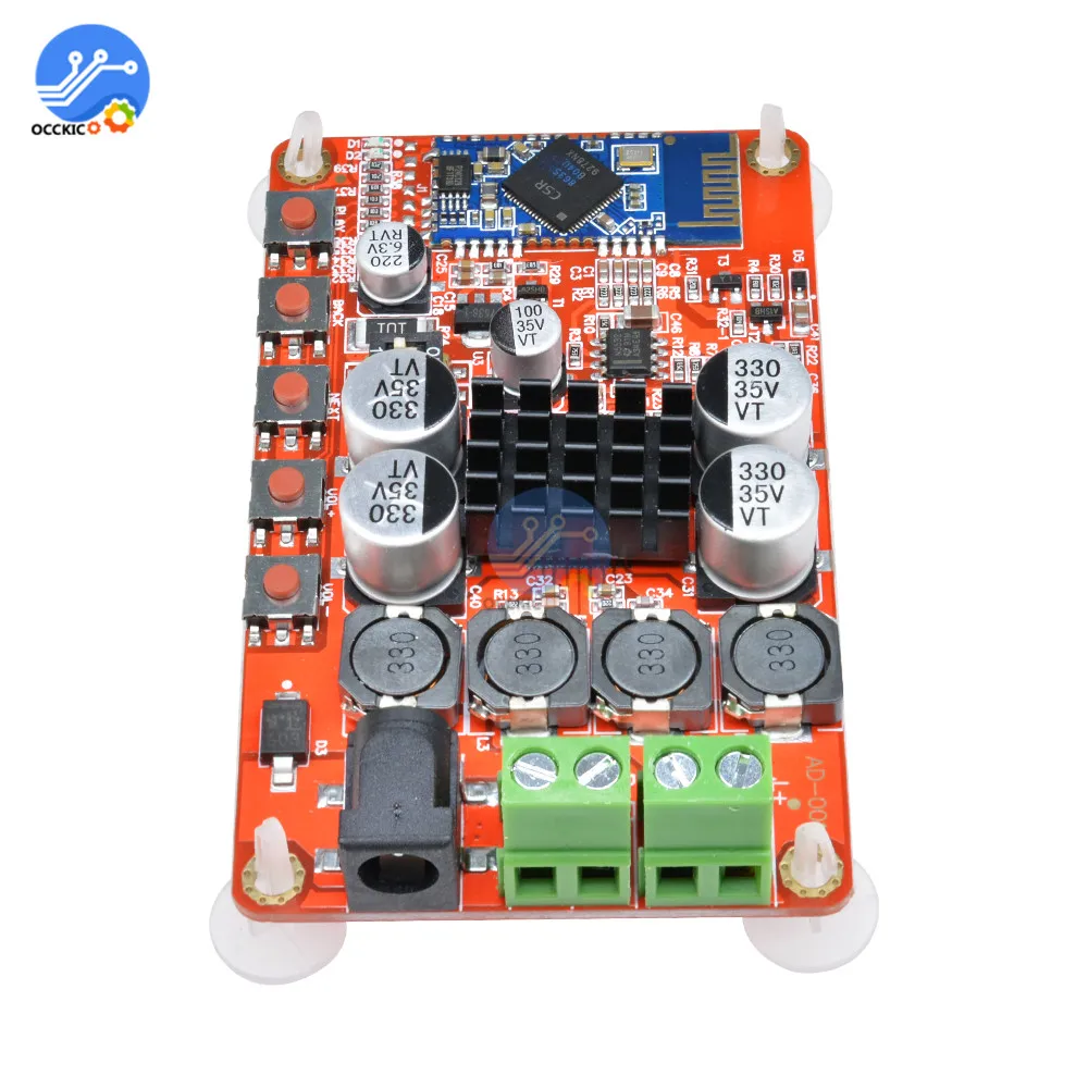 TDA7492P Bluetooth 4,0 цифровая плата усилителя 2X50 W 8-25 V аудио звуковая плата HIFI стерео приемник Bluetooth для динамика