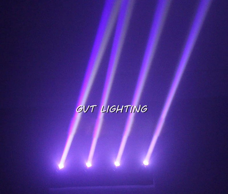 4 головы луч пейзаж свет 4x10 Вт RGBW Led движущийся головной свет DMX Floorlight для DJ Дискотека ночной клуб вечерние события шоу Этап
