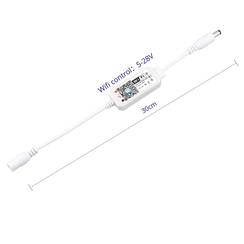 Magic Home 5 в 12 В 24 в мини SPI WiFi светодиодный контроллер WiFi iOS Android Мини-контроллер для WS2811 SK6812 WS2812b Светодиодная лента
