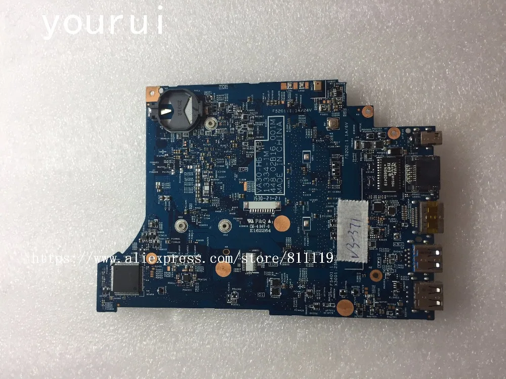 Yourui NBVAP11001 для ноутбука acer Aspire V3-371 для материнской платы 448.02B16.001M NB. VAP11.001 i5-5200U процессор полностью протестирован