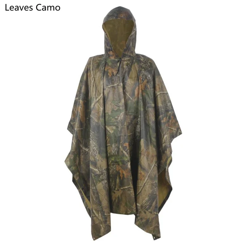 Многофункциональные военные дождевик, куртки, аварийные камуфляжные дождевые пончо для кемпинга, походов, охоты, одежда, приют, дорожные комплекты