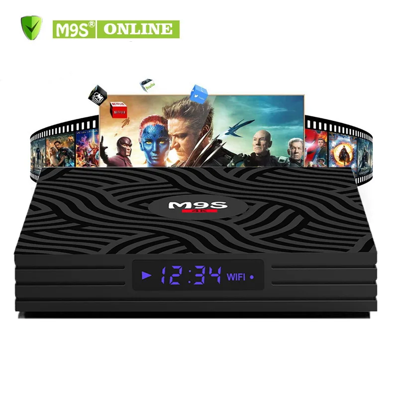 M9S Y1 Android 8,1 ТВ коробка 4 Гб+ 32 ГБ Встроенная память RK3228 1080 P 4 ядра Smart ТВ коробка Bluetooth 4 K HD GooglePlay медиа+ пульт дистанционного управления Управление