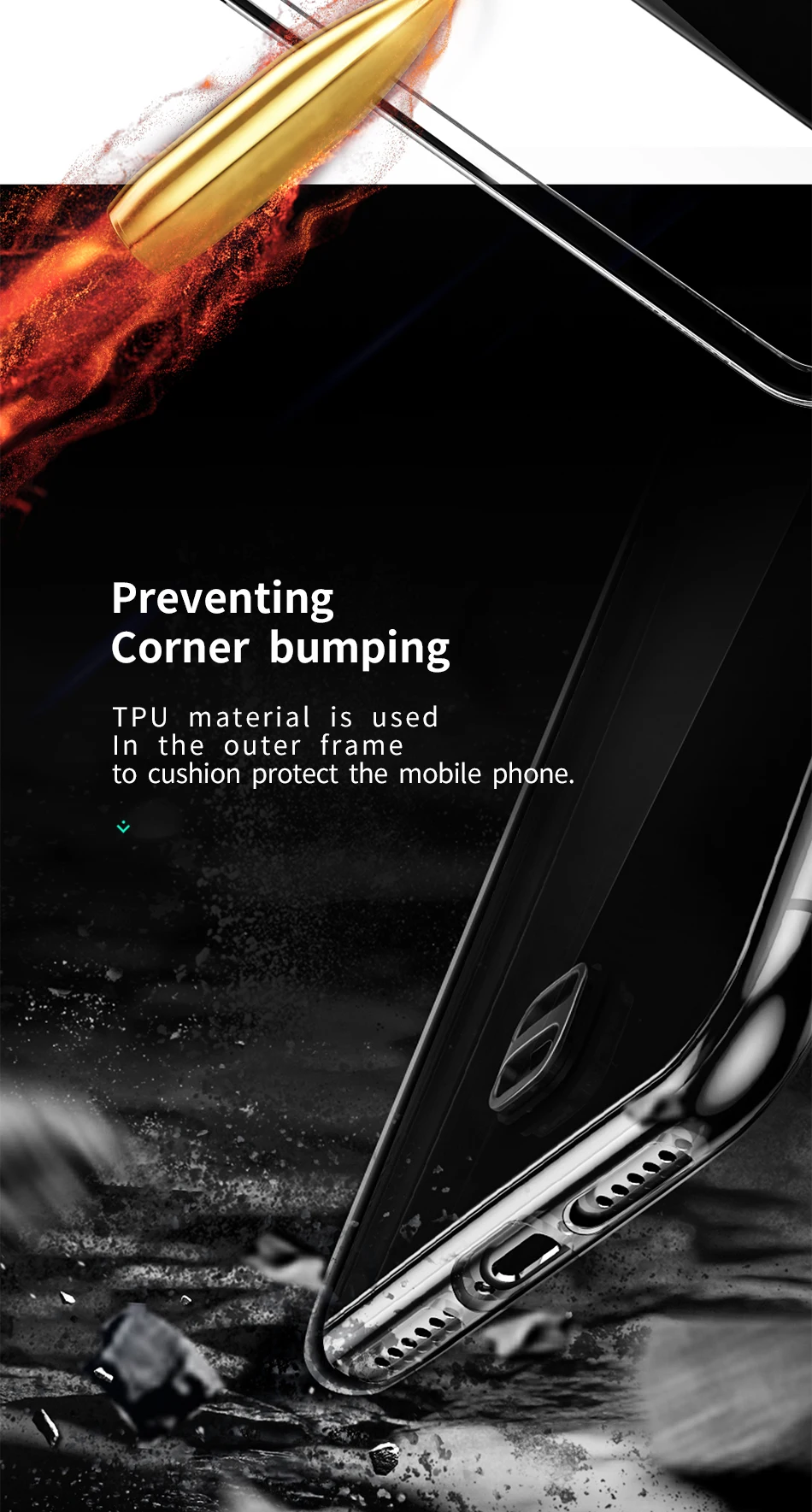 Чехол для телефона Baseus для iPhone 11 Pro Max Xs X, чехол с ремешком, защита от падения, прозрачная защитная задняя крышка для iPhone Xs Max X, Fundas