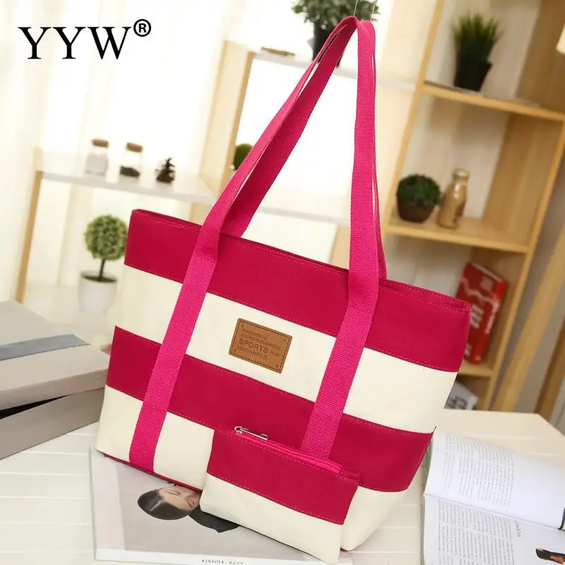 Buy 2 PCS/Set Red Canvas Handbags Women Bag Set Famous