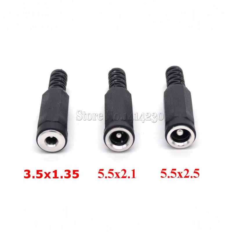 4pcs 5.5x2.1mm Female to 5.5x2.5mm Male DC Power Plug Connector Adapter CP