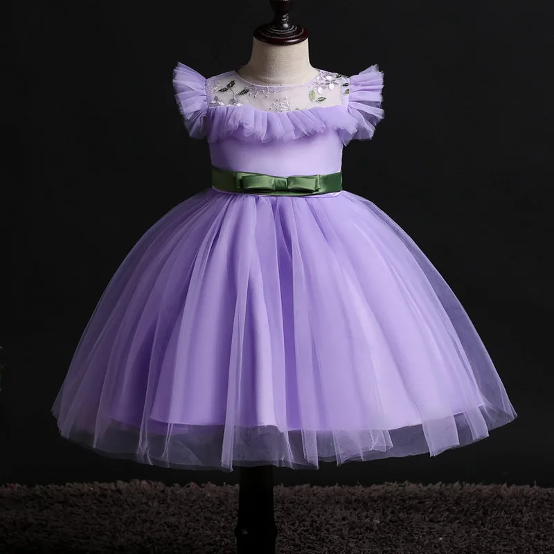 

Holapinna Baby Girls Princess Lace Dress for Wedding and Birthday Party Flower Girls Pageant Costume Dress Kids Tutu Dress 2-14Y