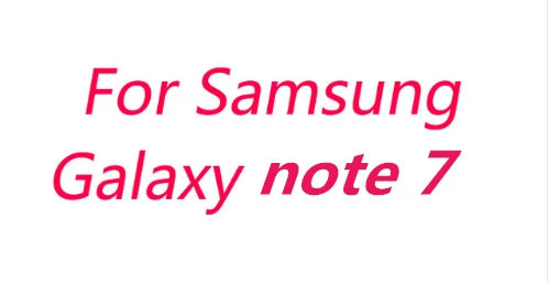 Изготовленный на заказ логотип DIY печати фото ТПУ чехол для samsung Galaxy S3 S4 S5 S6 S7 край S8 S9 Plus Note 8 на возраст 2, 3, 4, J2 J3 J5 J7 Prime по индивидуальному заказу - Цвет: For Samsung Note 7