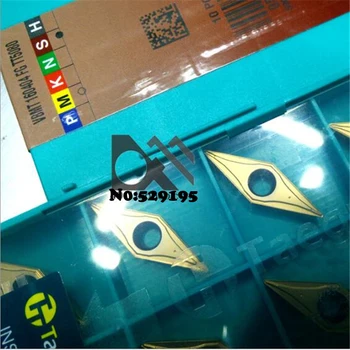

TaeguTec Original Inserts VBMT160404FG TT5080 VBMT160404 VBMT 160404 Carbide Inserts Lathe Cutter Tools for Turning Tool Holder
