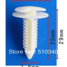 100 шт. клип элементы отделки автомобиля держатель для панели Чехол Для chev грузовик и gmc 363137