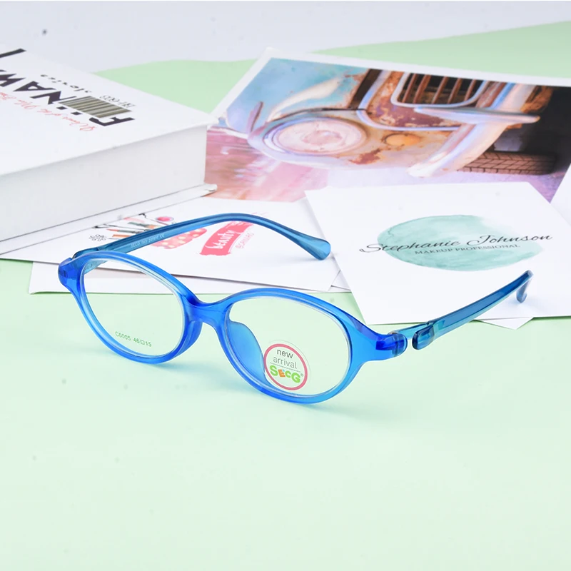SECG Ultralight Children Girl Boy Eyeglasses Frames Myopia Prescription Eyewear Child Spectacle Frame Student Square Eye Glasses
