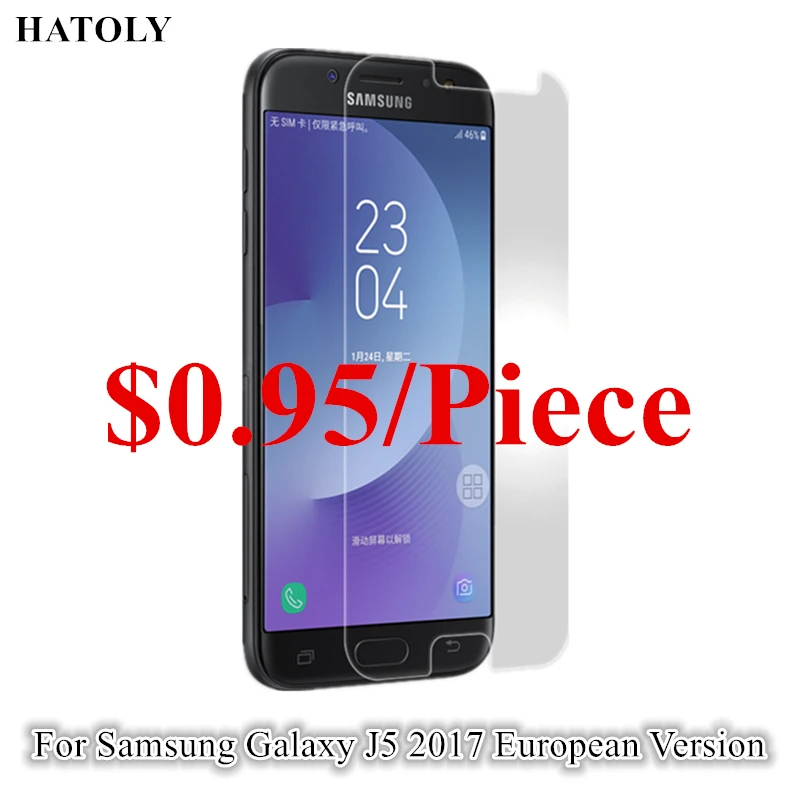 Для закаленного стекла Samsung Galaxy J5 2017 стеклянная пленка HD Защита экрана для стекло