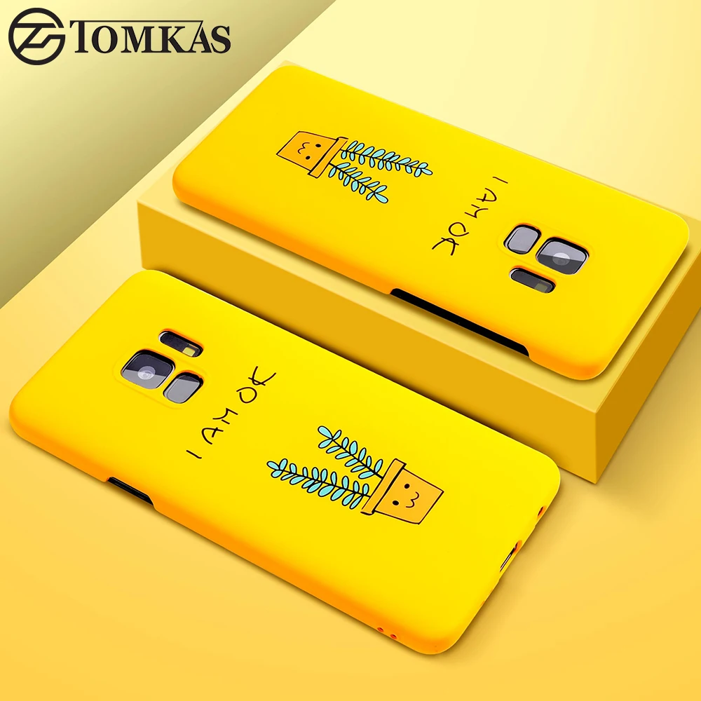 TOMKAS Patterned Phone Case For Samsung Galaxy S9 Cases Cute Fashion Hard PC Back Cover Plus |