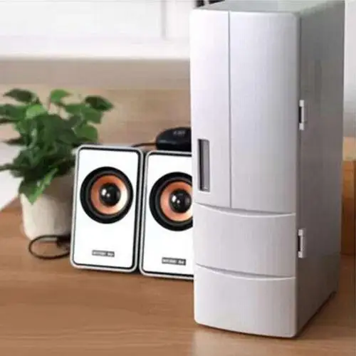 MINI USB Fridge Refrigerator PC Desktop War Cool gadgetin USB Gadgets
