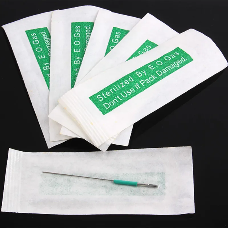 100PCS 5R Makeup Eyebrow font b Needles b font Sterilized Permanent Makeup font b Needles b
