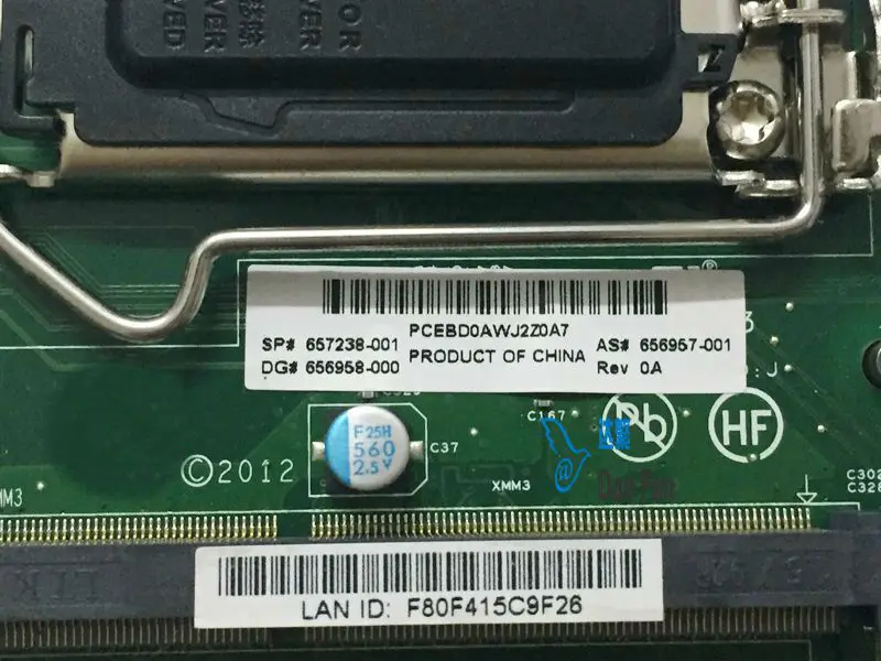 656957 001 аккумулятор большой емкости для HP Compaq Pro 6300 материнская плата AIO 657238 11053 1