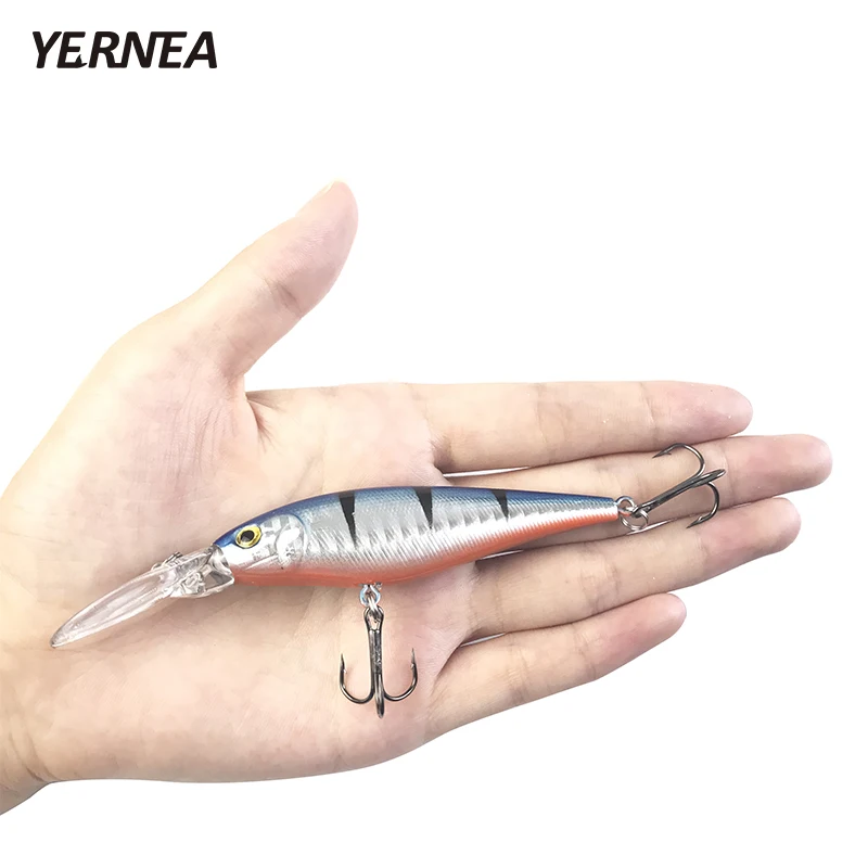 Yernea 10 шт./лот 11 см 4 г блесна рыболовные приманки воблеры искусственные карп