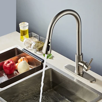 

Stainless steel 304 Pull out kitchen mixer healthy kitchen faucet lead free sink tap kitchen mixer tap 304 tap