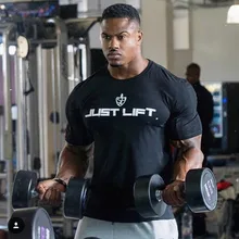 Men Brand gyms t shirt Fitness Bodybuilding Crossfit Slim fit Cotton Shirts Short Sleeve workout male sporting Tee Tops clothing