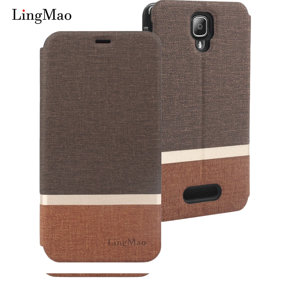 

fundas Case For Lenovo A1000 Fabric PU Leather Wallet Flip Case For Lenovo A859 Z5 Book Back Cover Stand Card Holder Coques skin