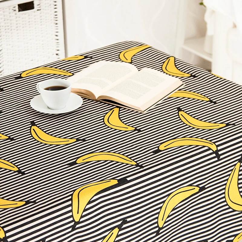 Скатерть льняная в стиле ретро с изображением растений|linen tablecloth|tablecloth patterntable linens