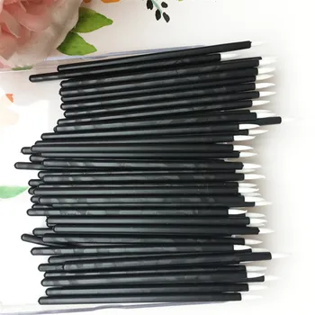 

Cool 100 PCS Disposable MakeUp Lip Brush Lipstick Gloss Wands Applicator Make Up Must-Have Cosmetic Tools