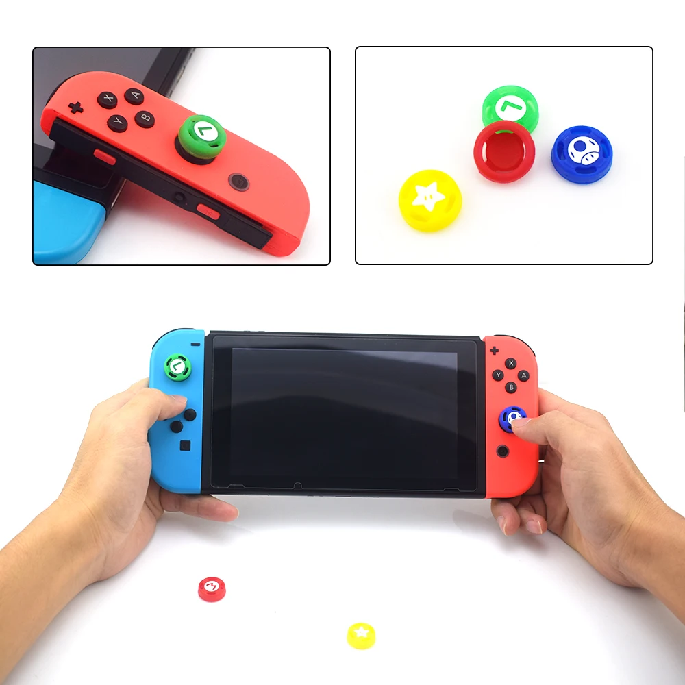 Данные лягушка 2 шт. рукоятка колпачок для Joy Con геймпад силиконовая палка для большого пальца аналоговая крышка s для пульта Nintendo NS JoyCon контр... Данные лягушка 2 шт. рукоятка колпачок для Joy Con геймпад силиконовая палка для большого пальца аналоговая крышка s для пульта Nintendo NS JoyCon контр...