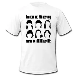 2017 мода Лидер продаж hockeyer Кефаль Для мужчин футболка 100% хлопок футболки с круглым вырезом Повседневное Короткие топы