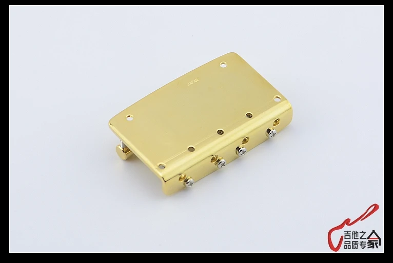 Подлинная Оригинал GOTOH 203B 4 Струны электрический бас мост (золото) Латунное седло