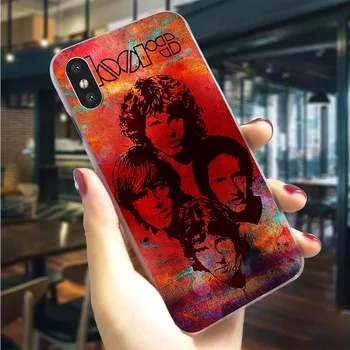 Hard Phone Case for iPhone 8 The Doors Jim Morrison Cover for iPhone Xs Max Covers 7 Plus Xs Max XR X 6 6S 5S 5 SE