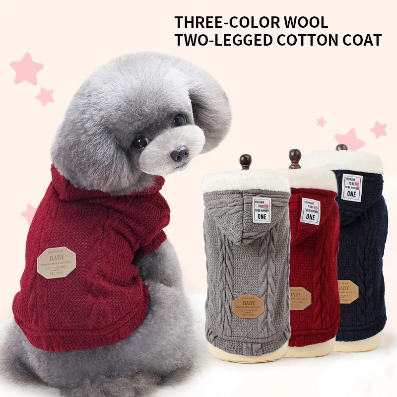 HE Comfortable Warm Pet Dog Puppy Hoodies Clothing Winter Dogs Clothes