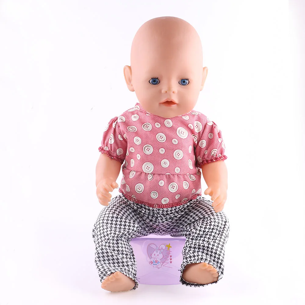Doll Button Clothes Accessories Fit 18 Inch AmericanDoll & 43cm Doll