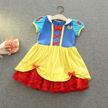 Baby Girls Dress Christmas Anna Elsa Cosplay Costume Summer Dresses Toddler Girl Princess Elsa Dress for Birthday Party Clothing baby girls dress christmas anna elsa cosplay costume summer dresses girl princess elsa dress for birthday party vestidos menina