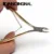 Dancingnail золото нержавеющая сталь ногтей ножницы для кутикулы Маникюр Педикюр Инструменты Наборы двойные вилки мертвая кожа Remover Scissor Новый - изображение