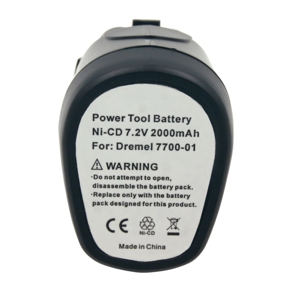 

7.2V 2000mAh Ni-CD Tools Battery for Dremel MultiPro Cordless Rotary Tool 7700-01 7700-02 755-01 757-01 758-01