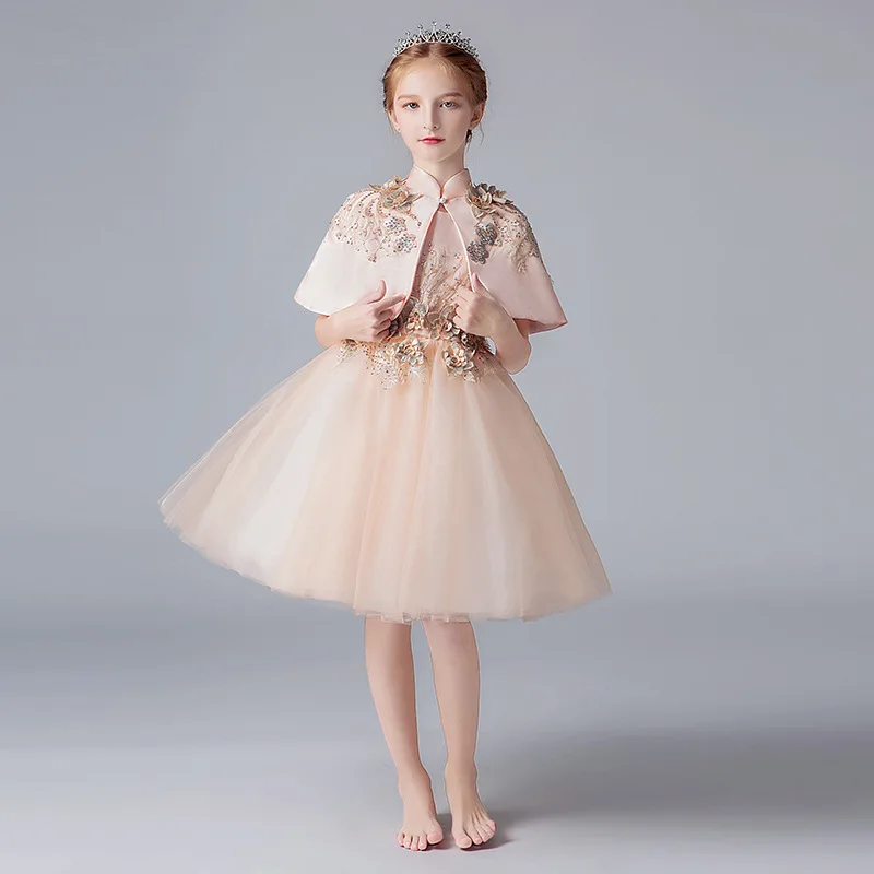 

2019 New Lace Wedding Holy Dress the Flower Girl Zipper Party the Banquet Party Show Ball Dress Vestidos De Fiesta