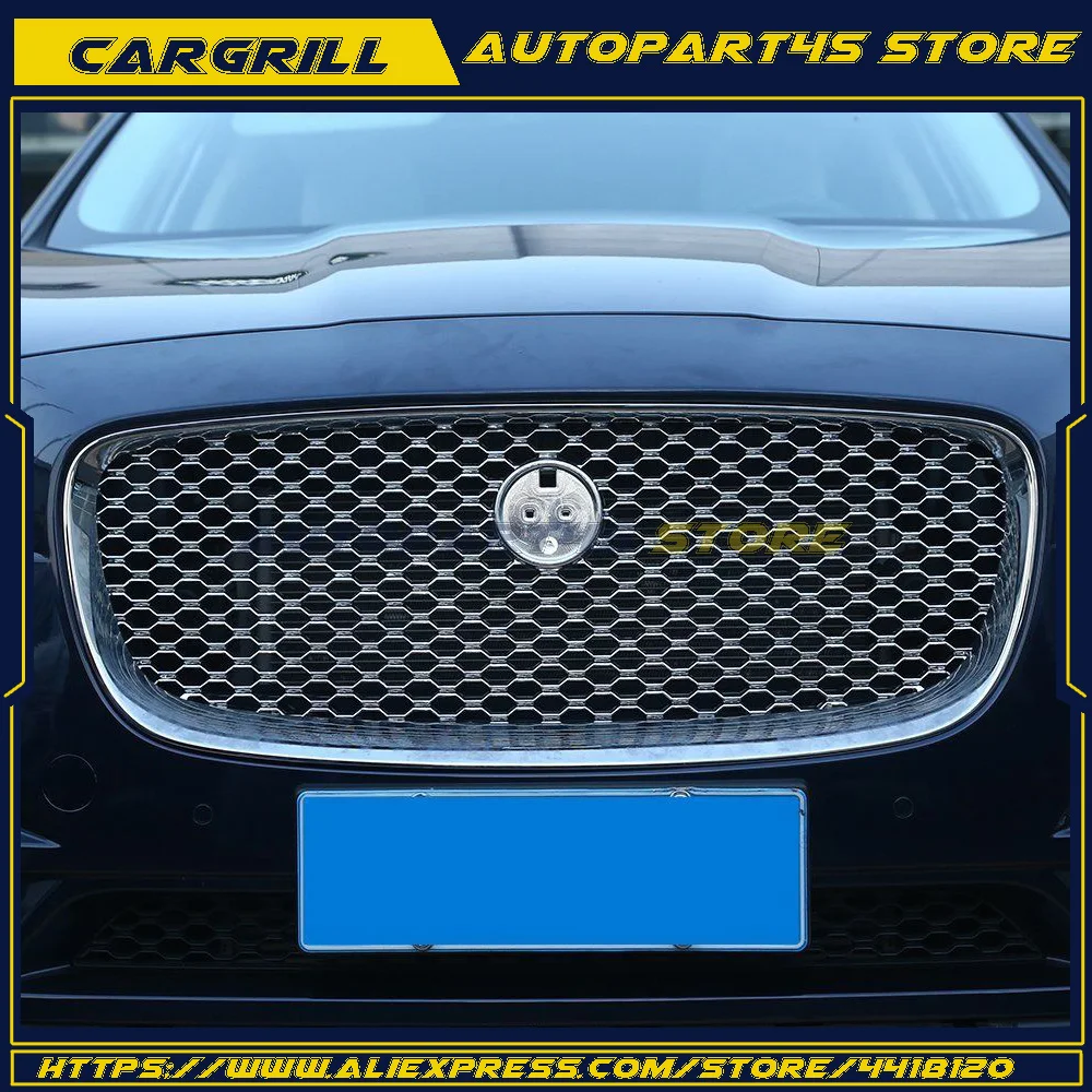 1 pcs Fit For Jaguar F-Pace X761 16-18 Black Front Bumper Kidney Grill Grille Mesh