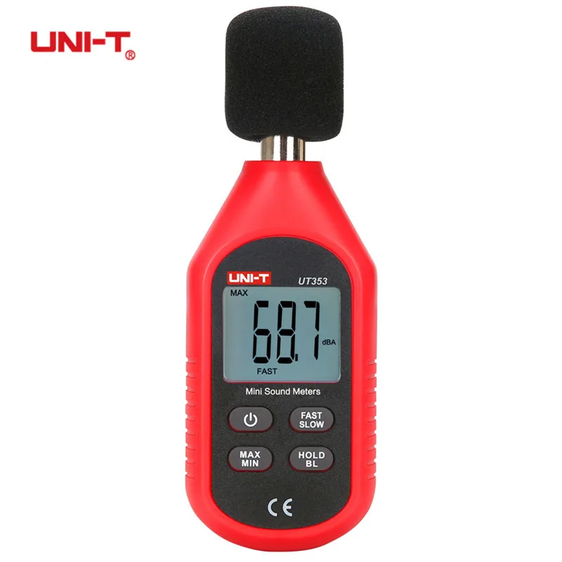 

UNI-T UT353 Sound Level Meter Professional Decibel Audio Indicator Noise Tester Tool Digital dB Metro Gereedschap Portable