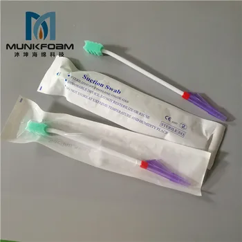 

Disposable Icu Patient Oral Sputum Suction Sponge Swab Sponge Toothbrush Icu Suction Swab Suction Toothbrush box of 100