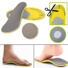 1 пара S L Размеры пены памяти ортопедические Арка вставить стельки обуви колодки Каблук Подушка по уходу за ногами инструмент Спорт Поддержка для мужчин Для женщин