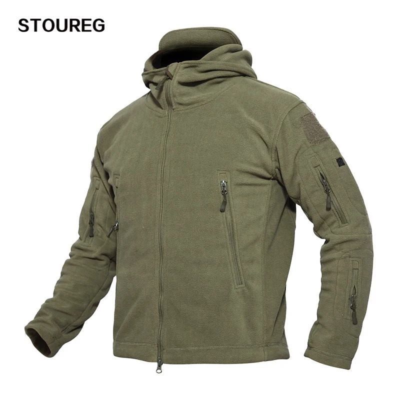 

Outdoor Soft Shell Fleece Jackets, Men's Military Tactical Jackets,Army Sportswear, Thermal Hunting Hiking Sport Hoodie Jackets